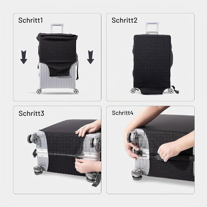 OrgaWise Kofferhülle Luggage Cover Gepäck Cover Gepäckabdeckung for Travel Luggage Schutzhülle Koffe