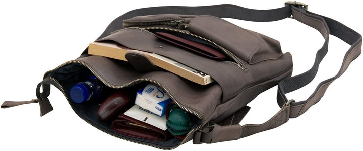 Greenburry Billy the Kid Nasty Cowboys Shoulderbag Colby M497 Leder Schultertasche für Damen stonegr