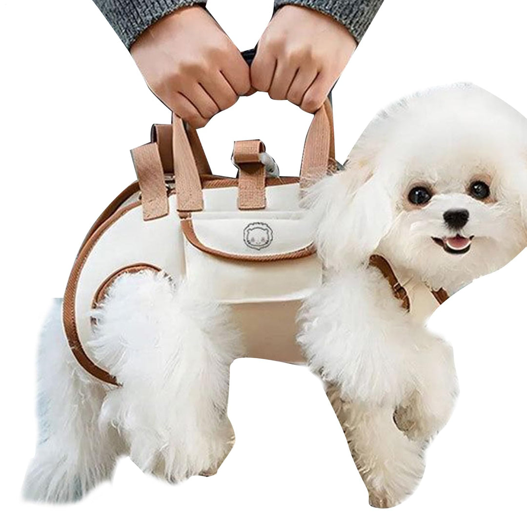 Hundetrage,Katzentransport Mit Snacktasche | Tragbare Haustier Tragehilfe Verstellbare Ausflugstasch