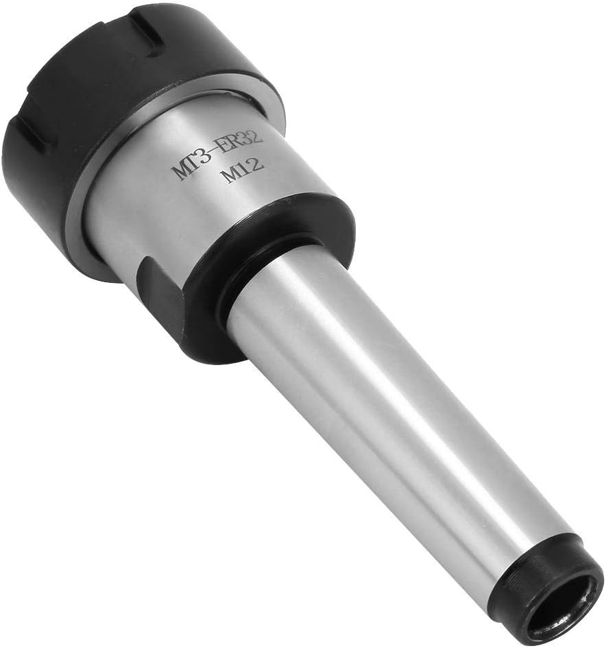 MT3 ER32 M12 Spannzangenfutter, 1 Stück MT3 ER32 M12 Spannzangenfutter Morsekegelhalter + 6 Stück ER