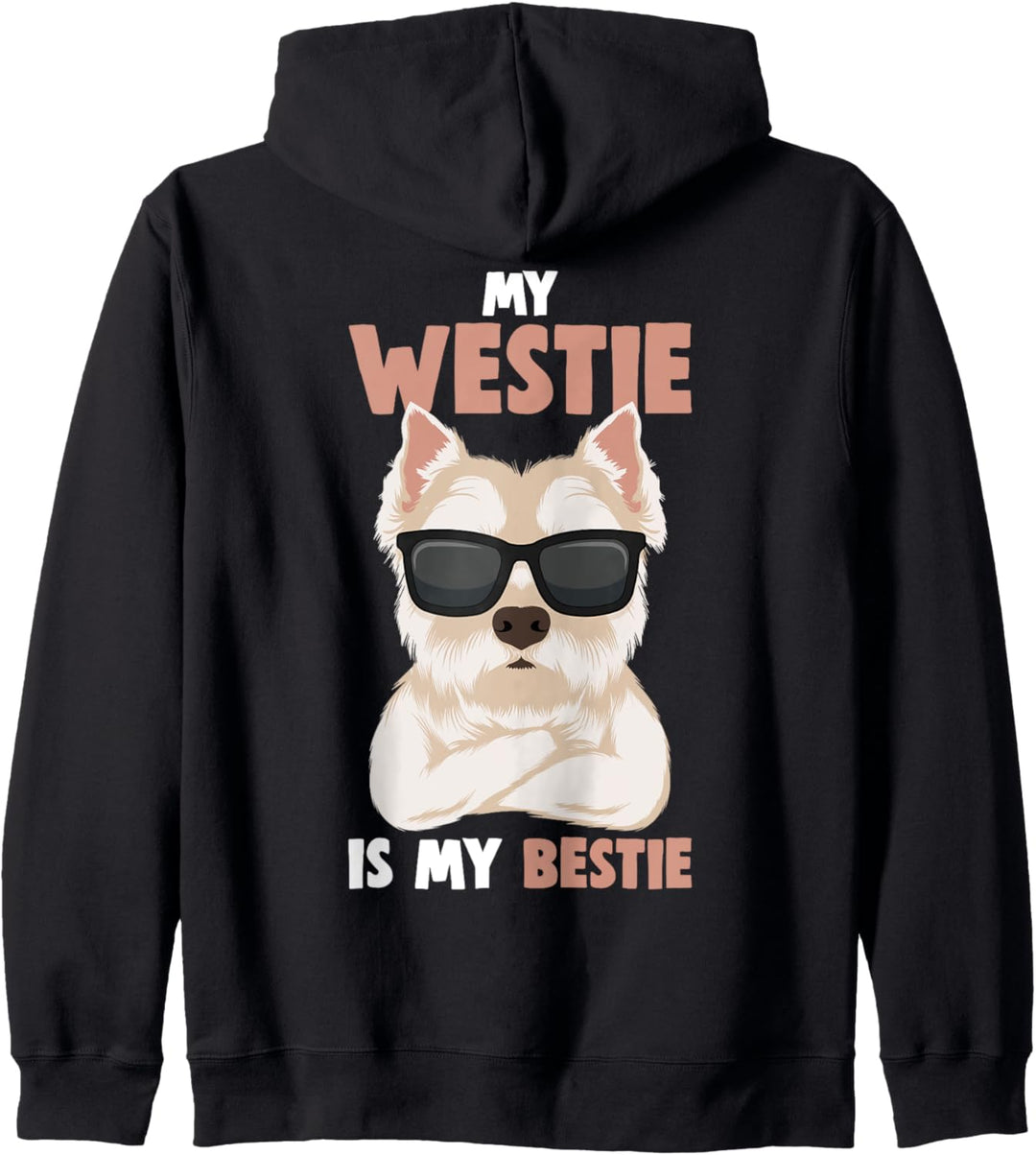 Westie West Highland White Terrier Hund Kapuzenjacke