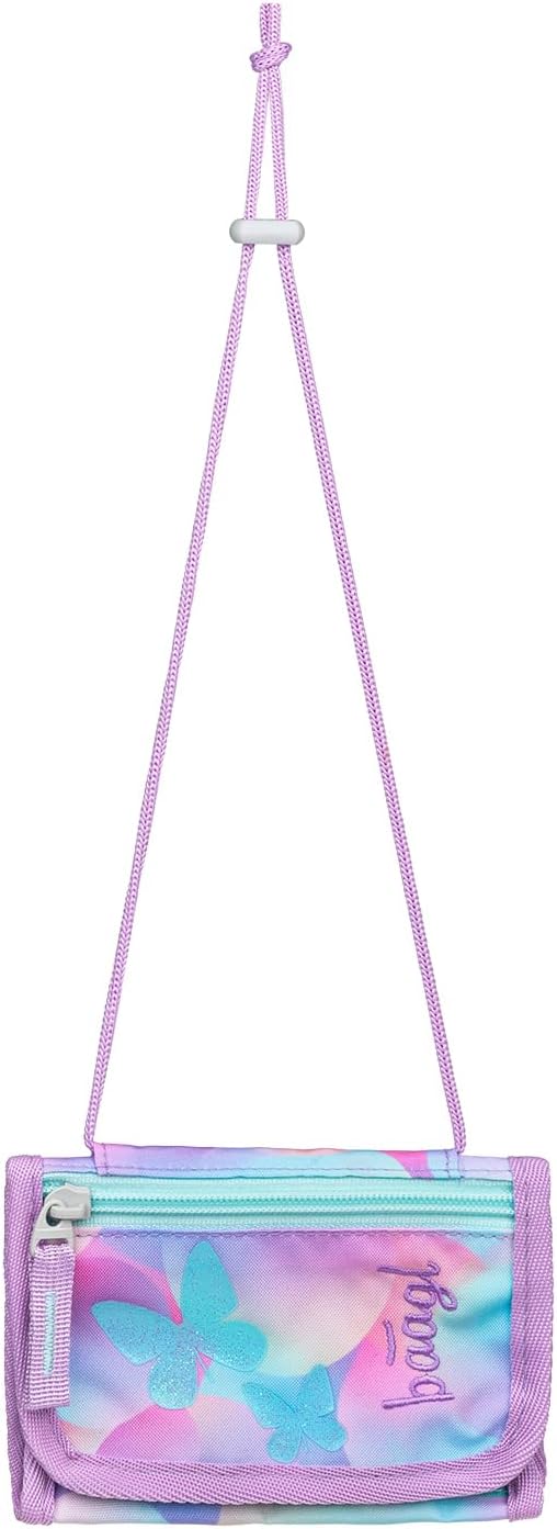 Baagl Schulranzen Jungen Mädchen Set 5 Teilig (Ergo Schultasche für 1. Klasse, Mäppchen, Turnbeutel,