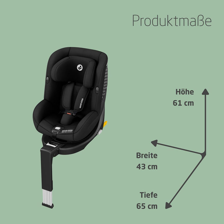 Maxi-Cosi Mica 360 S Comfort, atmungsaktive Stoffe, Autositz 360 Grad drehbar, 0–4 Jahre (40–105 cm)