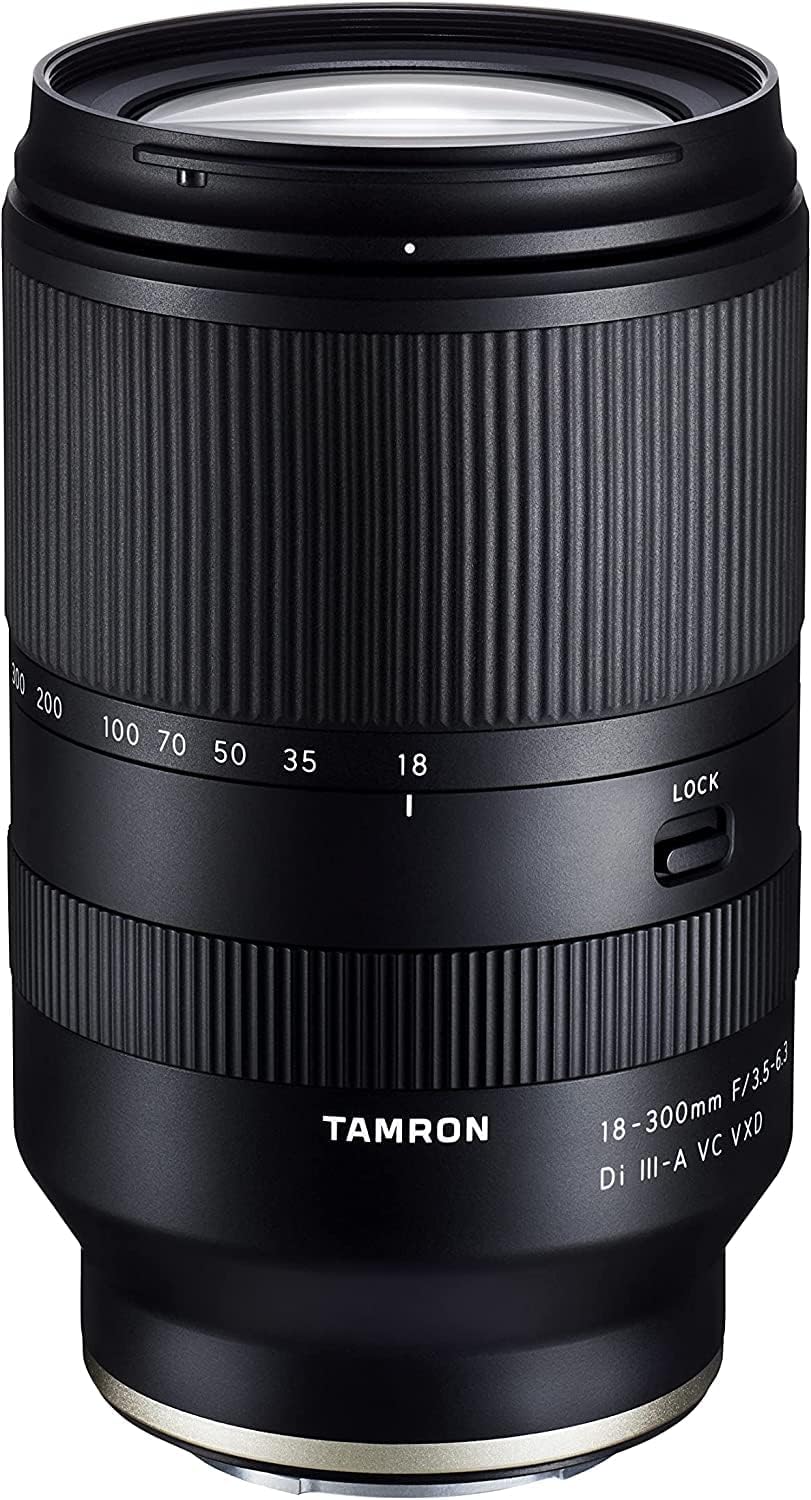 TAMRON B061S 18-300mm F/3.5-6.3 Di III-A VC VXD, Objektiv für Sony E-Mount (APS-C), schwarz Single,