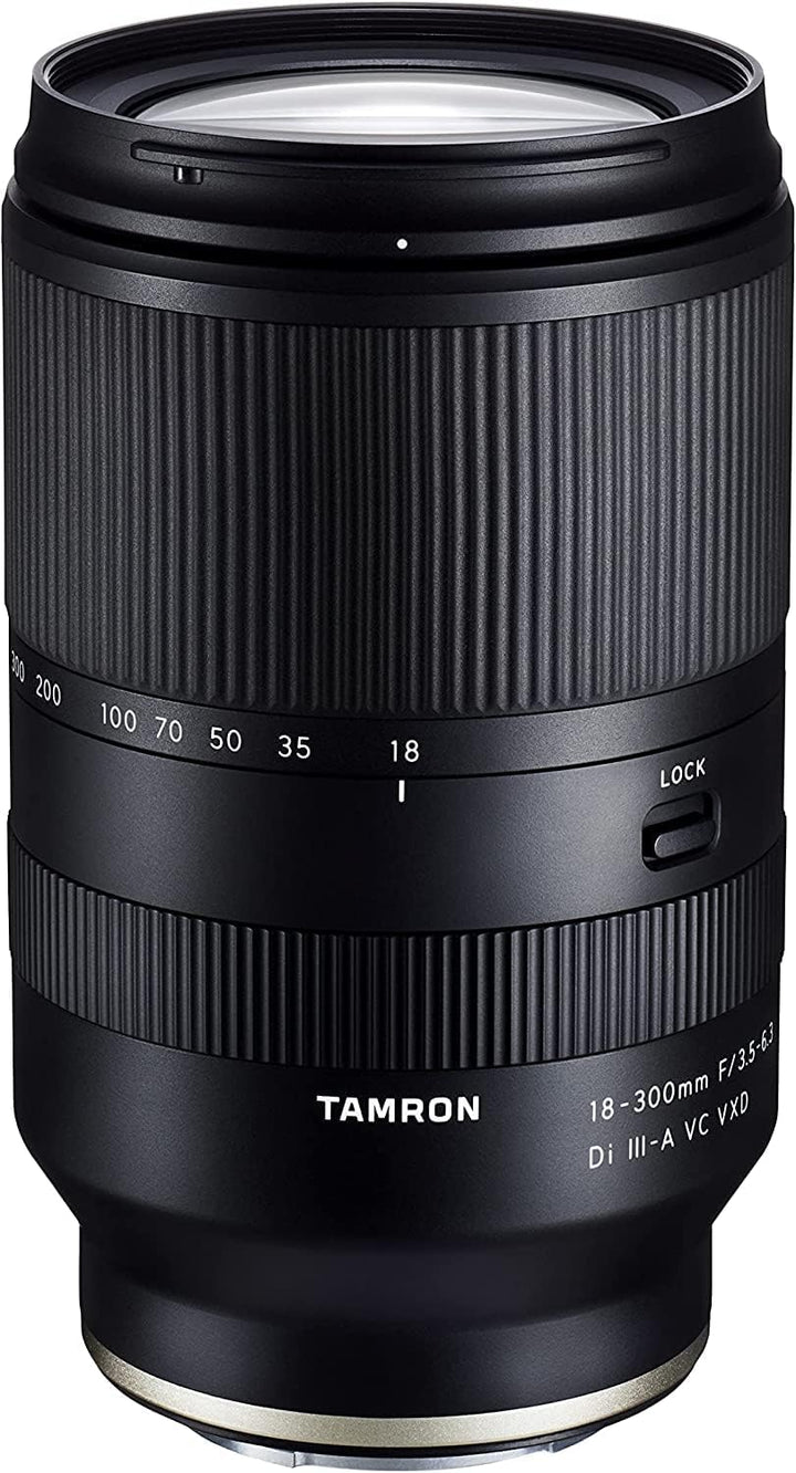 TAMRON B061S 18-300mm F/3.5-6.3 Di III-A VC VXD, Objektiv für Sony E-Mount (APS-C), schwarz Single,