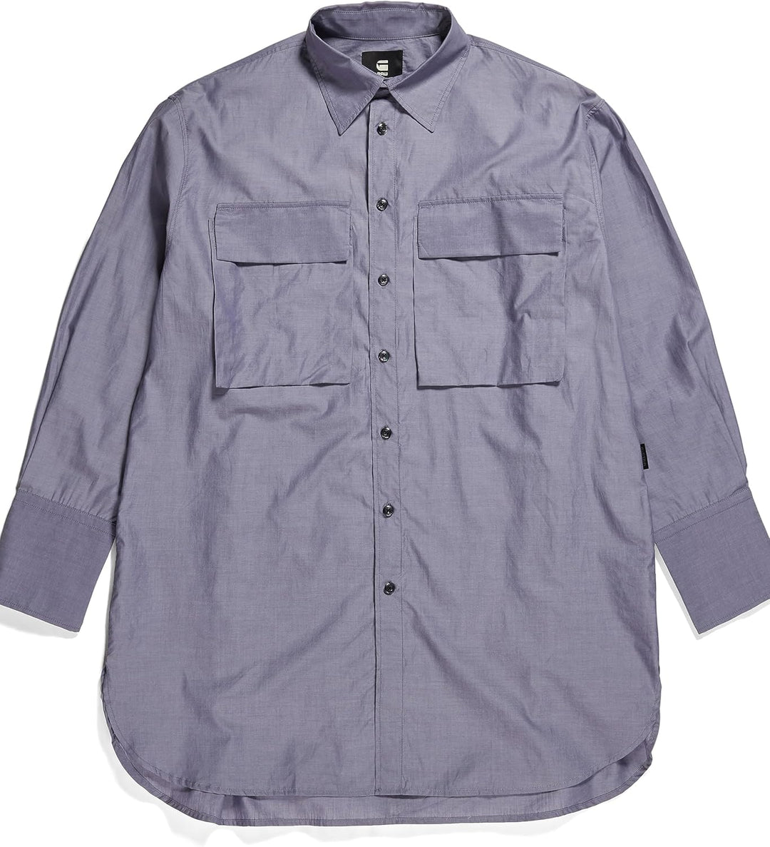 G-STAR RAW Damen Oversized Bf Long Sleeve Shirts M Purpur (Dk Grape D23582-c894-800), M Purpur (Dk G