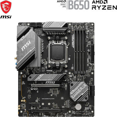 MSI B650 Gaming Plus WiFi Motherboard (unterstützt AMD Ryzen 7000 Prozessoren, AM5 - DDR5 Memory Boo