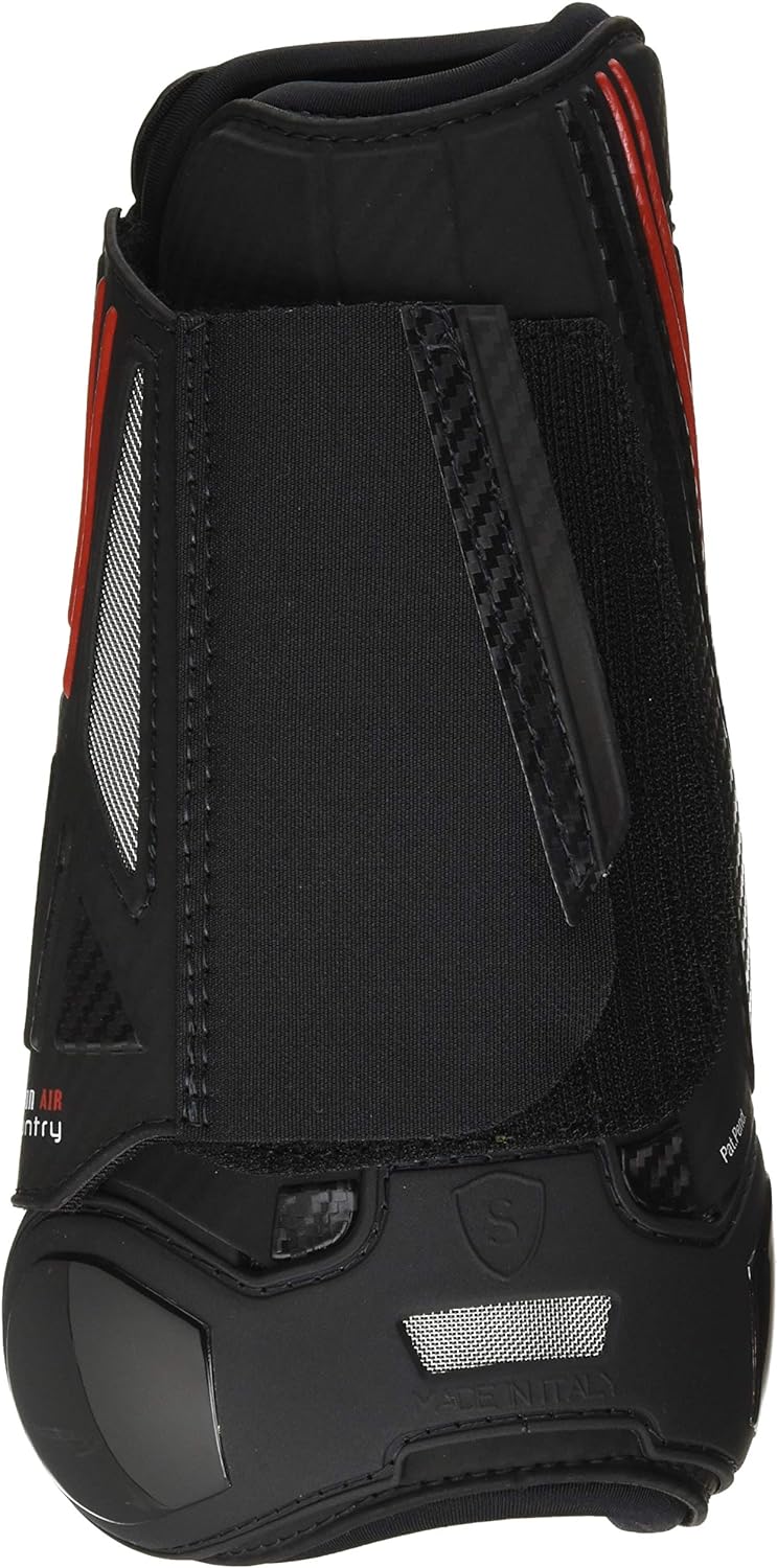 Zandonà Carbon Air X-Country Rear Protektoren für Pferde, kein Geschlecht. L Schwarz, L Schwarz
