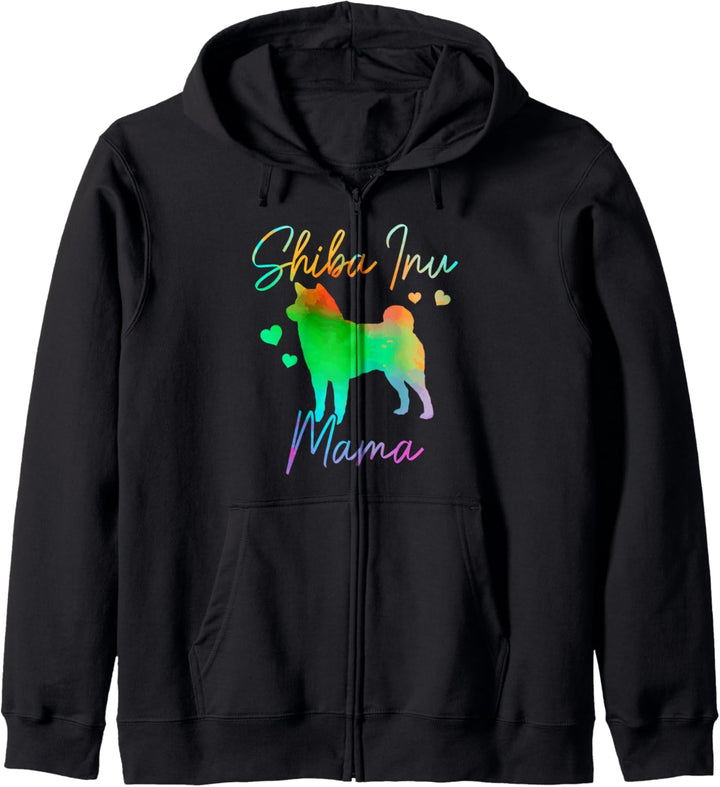 Shiba Inu Mama Hund Shiba Inu Mom Kapuzenjacke