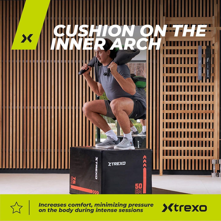 TREXO Bulgarian Exercise Bag 15 kg Krafttraining Fitness Ausdauer Perfekt für Zuhause und Fitnessstu