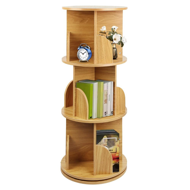 Bücherregal für Kinder, drehbares Regal mit 3 Ebenen für Bücher und Spielzeug, Bücherregal für Kinde