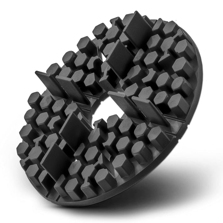 QUICK2FIX® 50 x Gummi Plattenlager - Fugenbreite 2mm x Höhe 10mm - Stelzlager für Terrassenplatten.