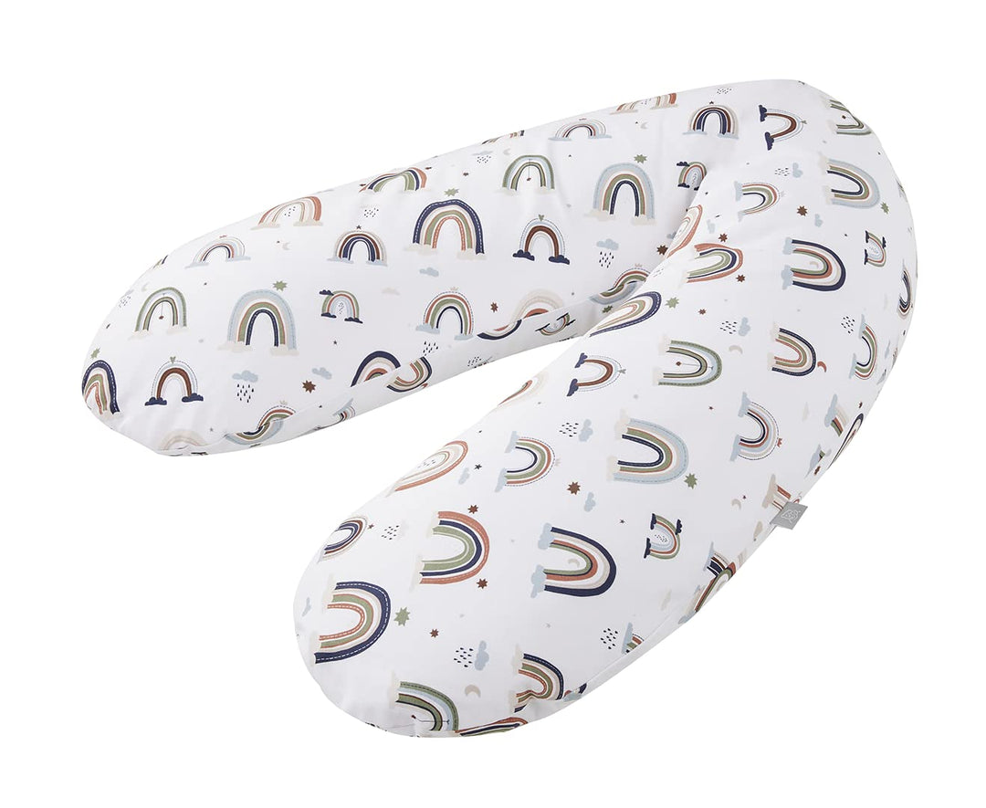 Rotho Babydesign Stillkissen Multi (190 x 35 cm) - Hypoallergen - geräuschlos - Seitenschläferkissen