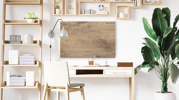 ALLboards Metallische Magnettafel HOLZ BAUMSTAMM BAUMKERN 90x60cm MetalBoards Memoboard für jede Art