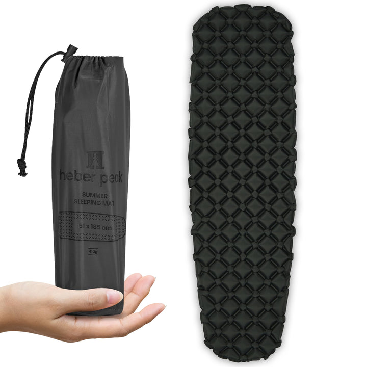 ConiferHe. Sleeping Mat Isomatte Ultraleicht 187x57cm, 410g – Schlafmatte aufblasbar für Camping, Ou