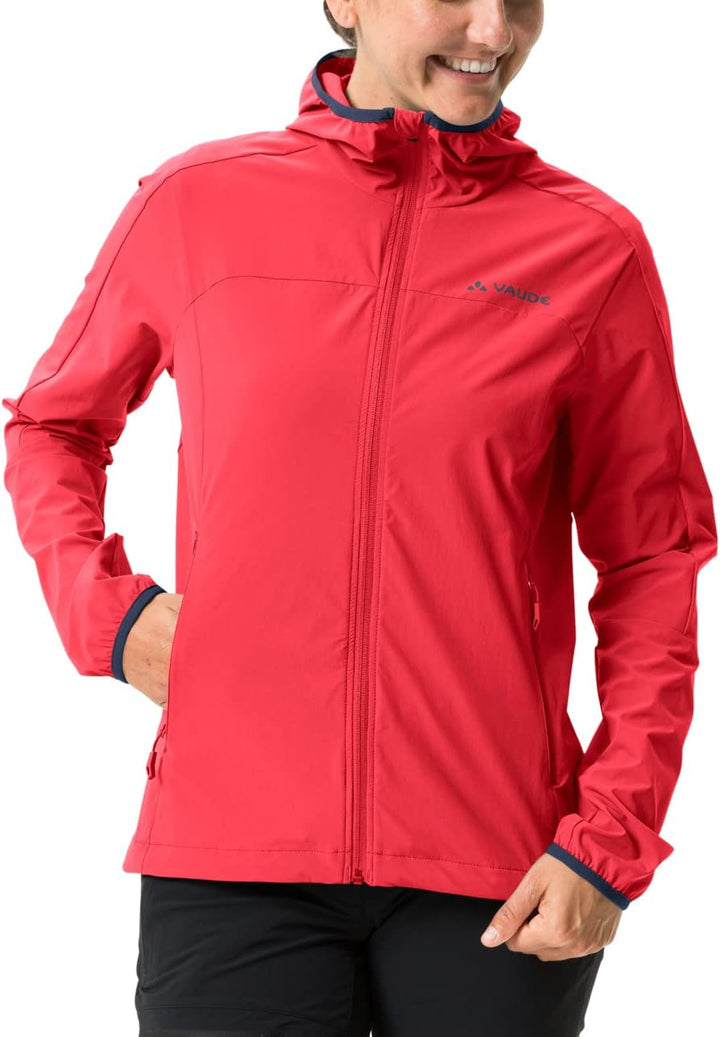 VAUDE Moab IV Softshelljacke für Damen - Übergangsjacke Damen, Winddichte & Atmungsaktive MTB-Jacke,
