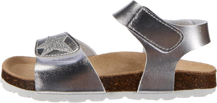 Richter Kinderschuhe Mädchen Sandaletten Sandale Blau Freizeit 30 EU Silber, 30 EU Silber