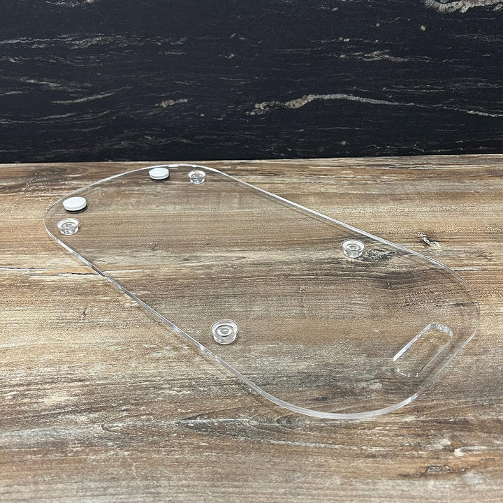 Gleitbrett aus Acryl für Bosch Cookit und viele weitere Küchengeräte | transparent | 46x23cm | hochw