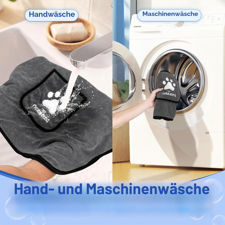 Nobleza Hundehandtuch, Mikrofaser Hundehandtuch, Hundehandtuch extra saugfähig, Weich & Langlebig Pr