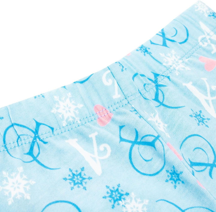 Disney Schlafanzug für Mädchen | Pyjama-Sets ELSA Eiskönigin | Frozen Pyjama Langarm | Prinzessin Py