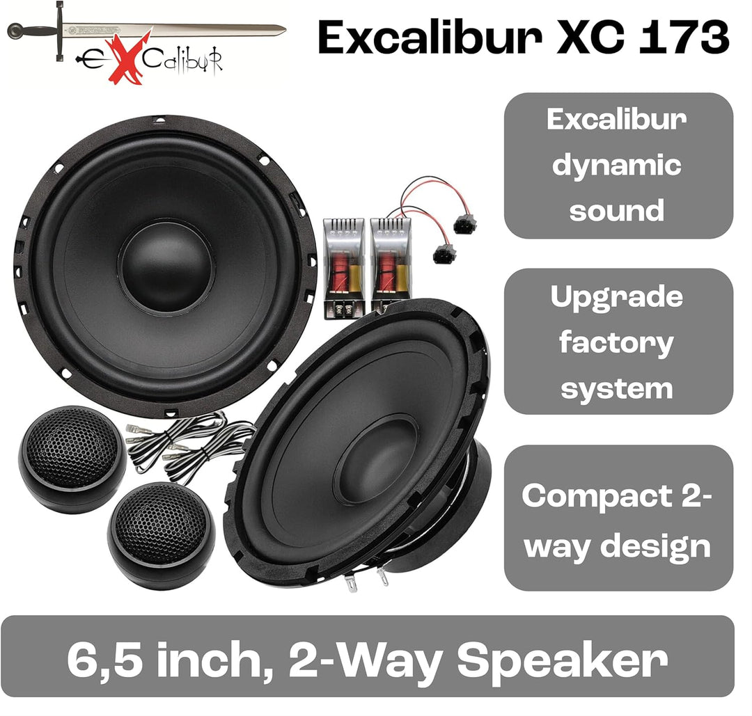 Excalibur XC173 Koaxial-Lautsprecher 400 Watt
