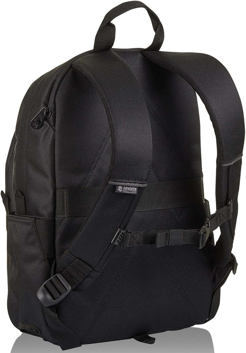 Invicta Round Backpack Geräumiger Rucksack, praktisch & unisex, mit Laptopfach für Uni, Arbeit, Reis