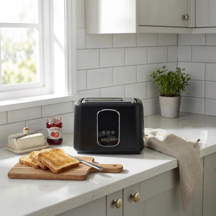 Salter Toast Rite 2-Scheiben Digitaler Toaster mit LED-Touch-Display – Präzise Bräunungssteuerung, i