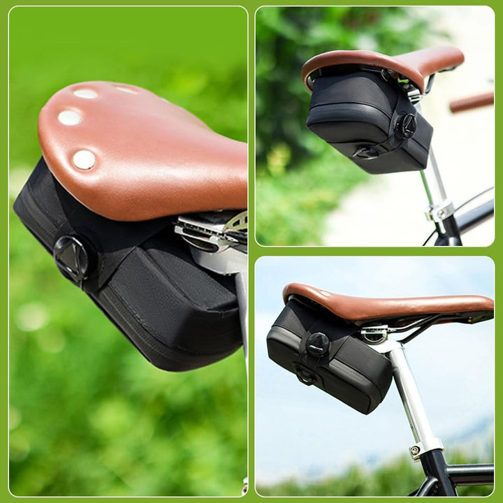 DONGKER Bike Bag, 0.8L Fahrrad Satteltasche mit Capture-System, Wasserdichter Fahrradsitz Tasche für