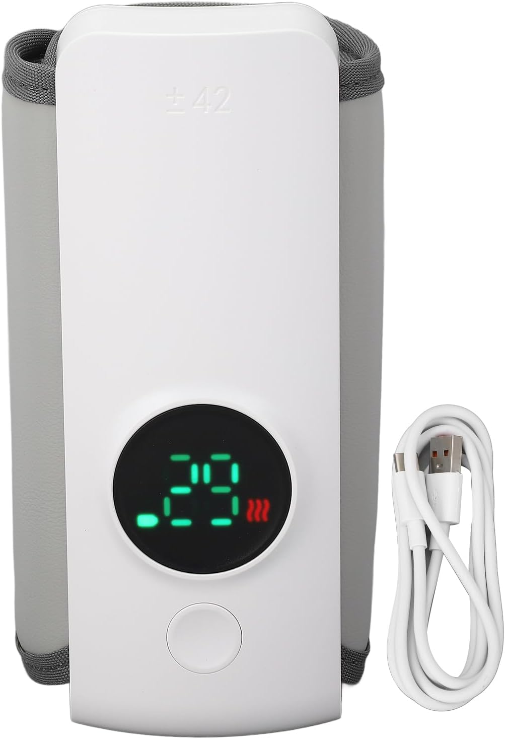 JTLB Schnelles Aufwärmen mit 48-Stunden-Warmhaltung, 6000-mAh-Akku, Tragbarer Flaschenwärmer für Unt