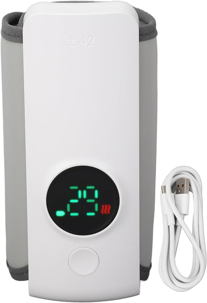 JTLB Schnelles Aufwärmen mit 48-Stunden-Warmhaltung, 6000-mAh-Akku, Tragbarer Flaschenwärmer für Unt