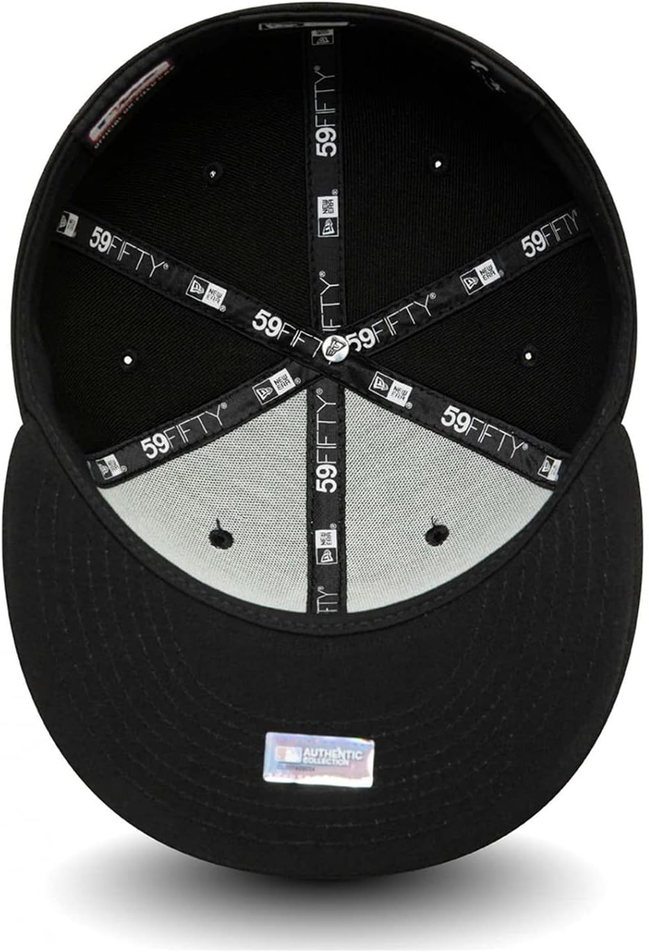 New Era Chicago White Sox Black Base 59Fifty Basecap 64 Navy, 64 Navy