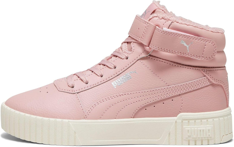 PUMA Mädchen Carina 2.0 Mid WTR Jr Sneaker 39 EU Future Pink Puma Silver Alpine Snow, 39 EU Future P