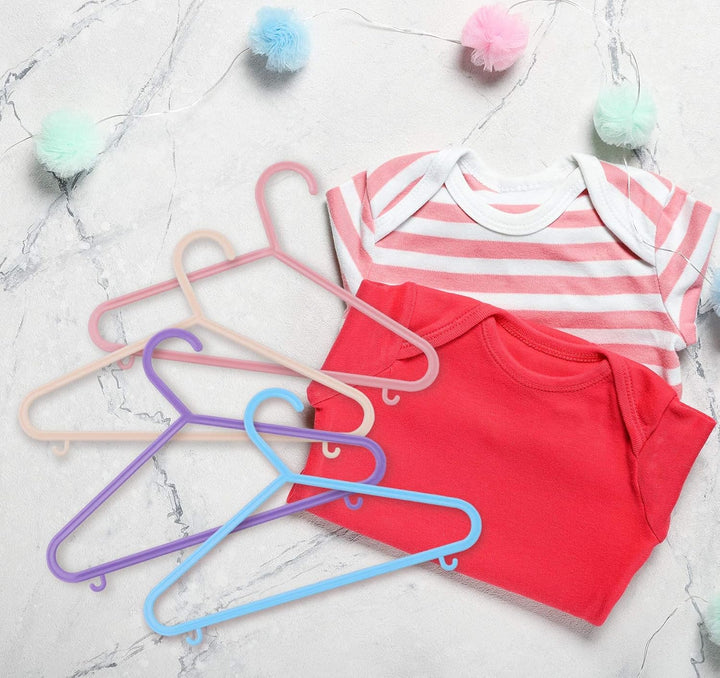 ilauke Babykleiderbügel Set, 40 Stück Kinderkleiderbügel Kleiderbügel Kleiderbügel für Babys und Kle