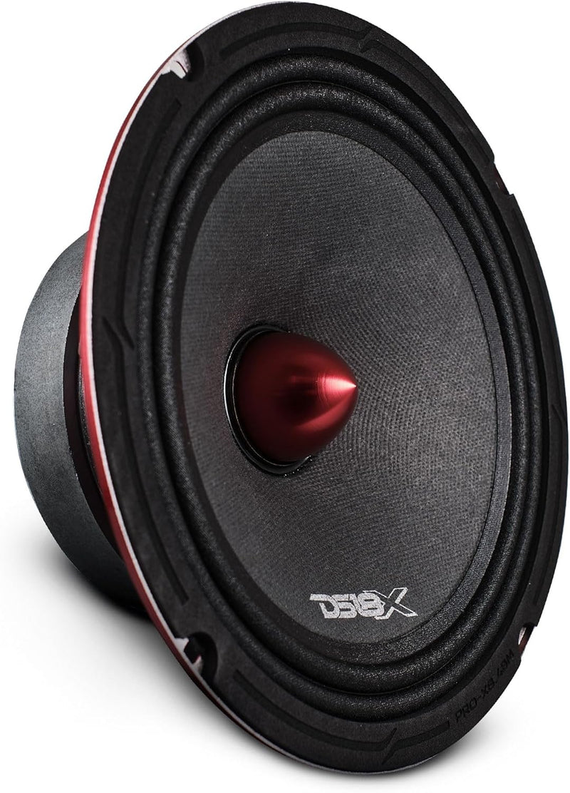 DS18 Car Midrange Speaker 8" Inch 600w Watt 8Ohm Bass Loudspeaker PRO-X8.4BM Bullet 4 Ohm 20,3 cm, B