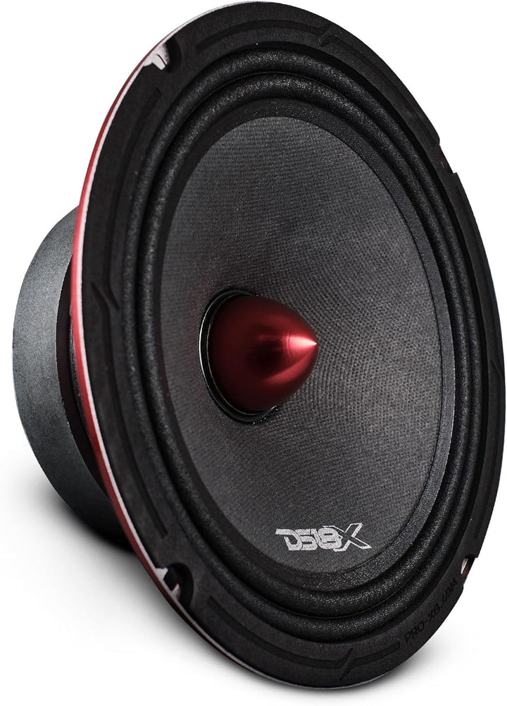 DS18 PRO-X8BM Auto-Mitteltöner, 20,3 cm, 600 W, 8 Ohm, Bass-Lautsprecher 8 Ohm 20,3 cm, 8 Ohm 20,3 c