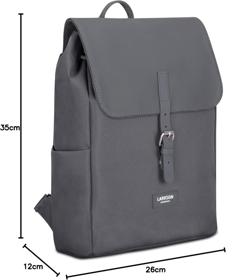 LARKSON Rucksack Damen Klein - Ida - Kleiner Damenrucksack für Freizeit, Uni oder City - Mit Laptop