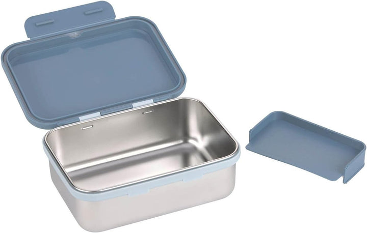 LÄSSIG Kinder Brotdose Edelstahl Lunchbox Frühstücksbox Nachhaltig Kindergarten Schule/Adventure Tra