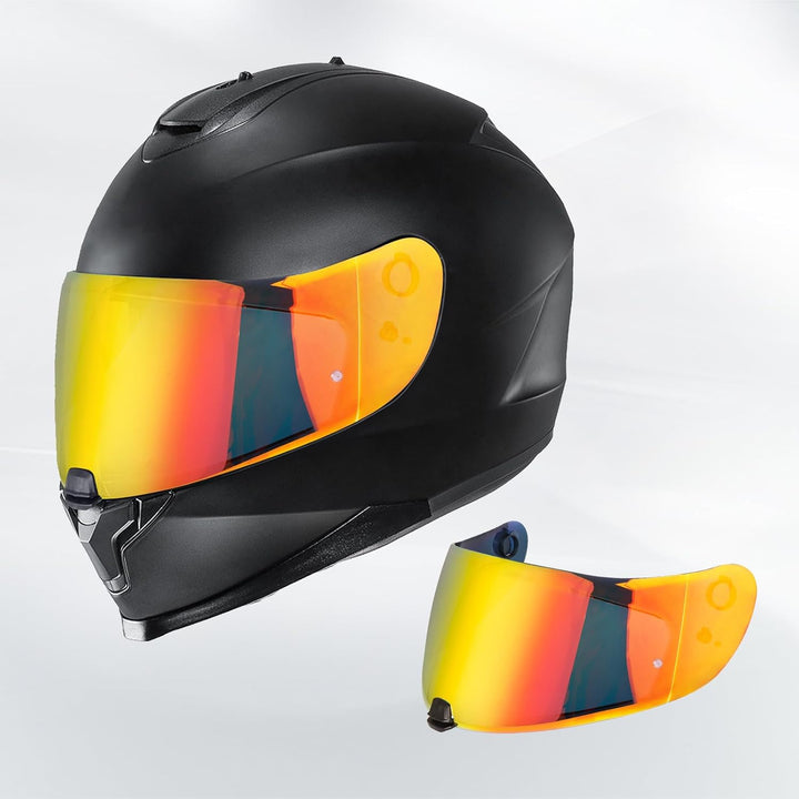 Helm Visier für C70 FG-17 IS-17,Motorradhelm Visier,Motorrad Windschutz Helm Objektiv Visier Vollges