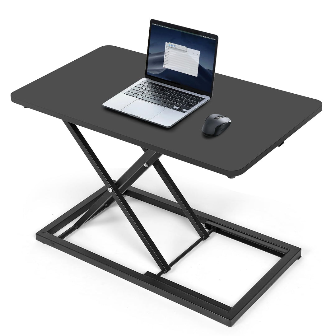 Gugxiom Stehpult-Konverter Höhenverstellbar, 60CM Einzel-Stehpult-Aufsatz für Ergonomische Sitz-Steh