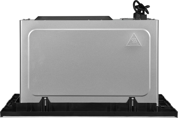 Exquisit Einbaumikrowelle EMW20-DG-020 inox | 800 W Leistung | 1000 W Grill | 8 Autokochprogramme| D