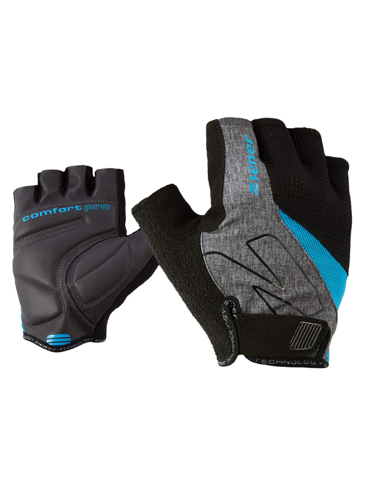 Ziener Crave Fahrrad-/Mountainbike-/Radsport-Handschuhe | Kurzfinger-atmungsaktiv/dämpfend 6.5 Grey