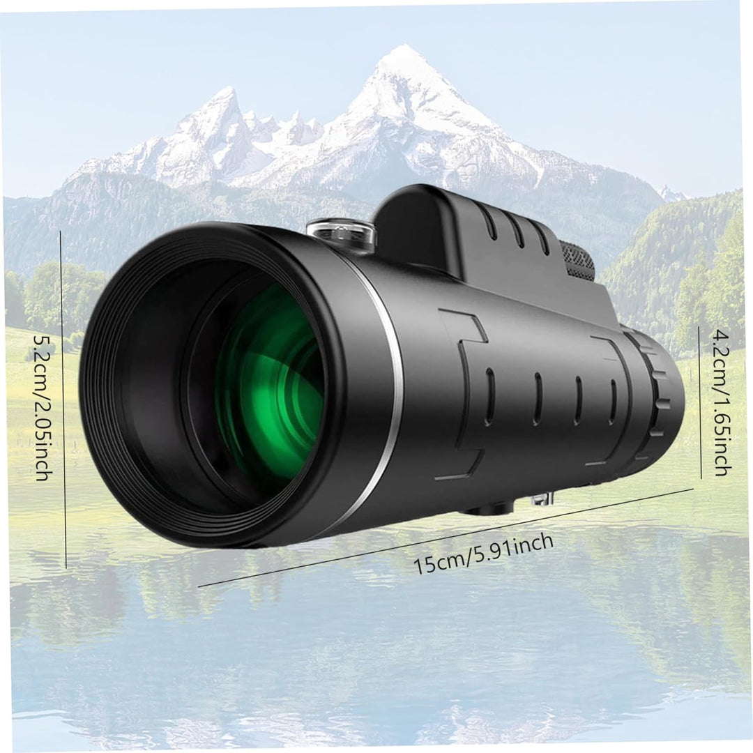 40x60 monokulares Teleskop Einstellbares Fokus Nachtsicht Monokular wasserdichtes Nicht -Slip -Tasch