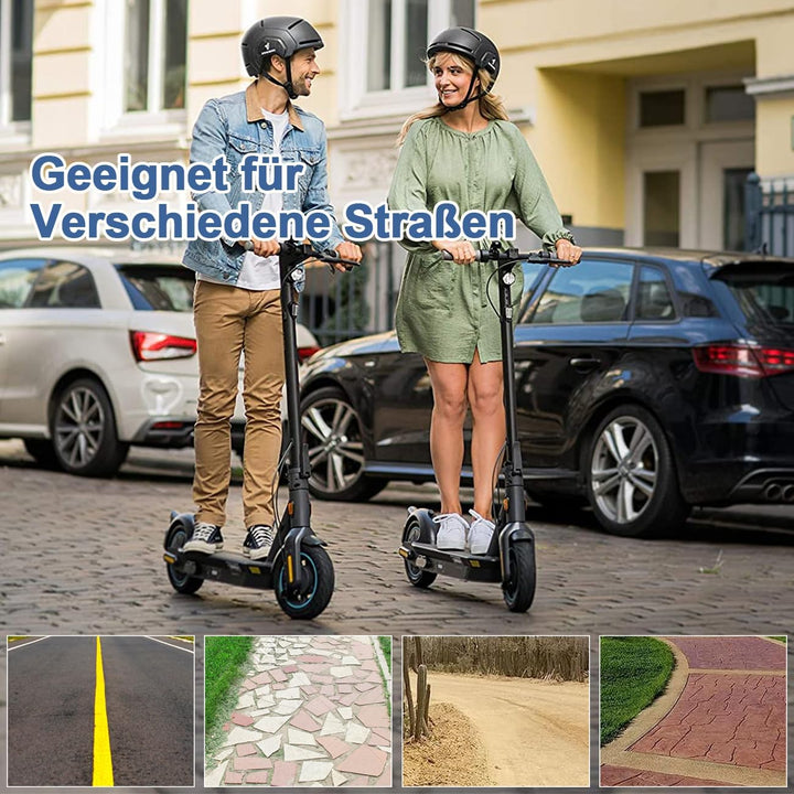 Prodrocam 10 x 2,5 Vollgummireifen 60/70-6,5 Solide Reifen für Segway Ninebot Max G30 Elektroroller