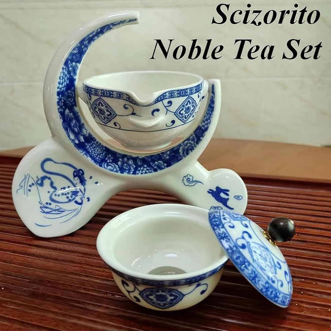 Hochwertige Chinesische Tee-Set-Geschenkbox, Rotierendes Kung Fu Tee-Set, Reines Handfeuern, Mit Rot