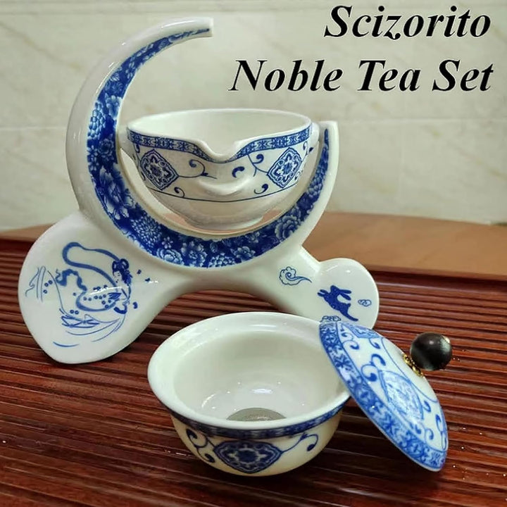 Hochwertige Chinesische Tee-Set-Geschenkbox, Rotierendes Kung Fu Tee-Set, Reines Handfeuern, Mit Rot