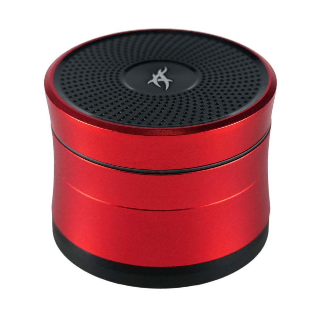 62 mm solinder Kräutermühle 4 Teilen von nach Grow 62 mm rot, Rot