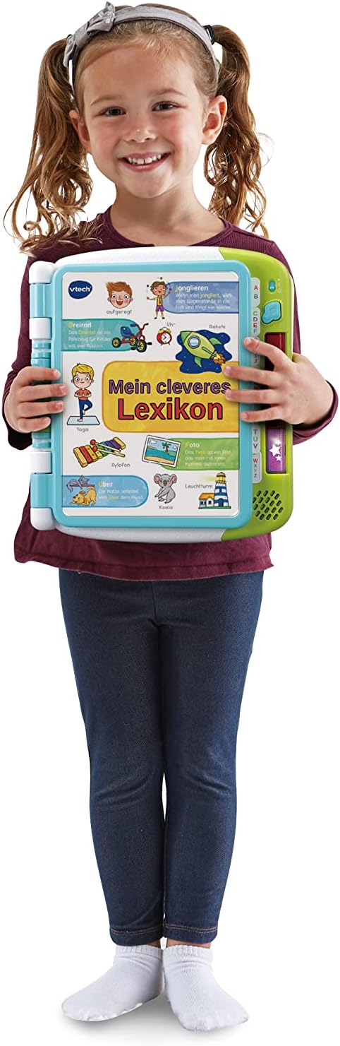 VTech Mein cleveres Lexikon – Sprechendes, interaktives Lexikon zum Erweitern des Wortschatzes und E