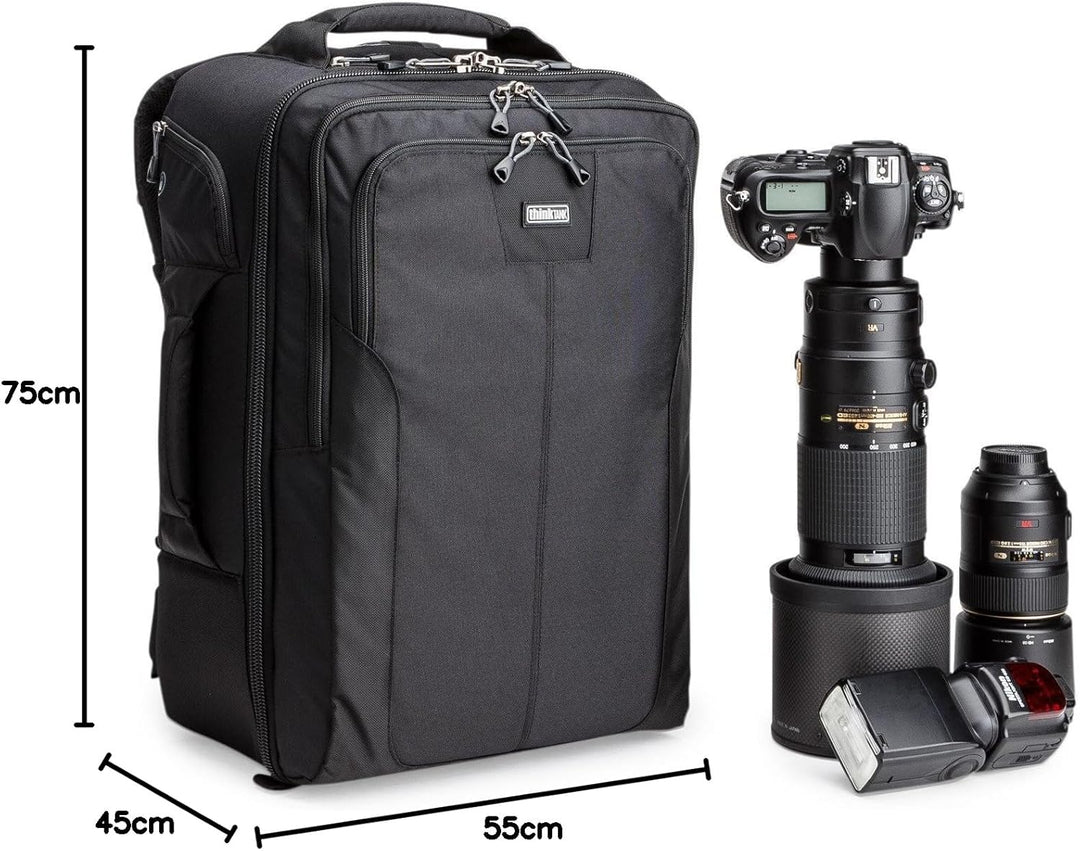 THINK TANK Airport Accelerator Umhängetasche, 75 cm, Schwarz (Negro)