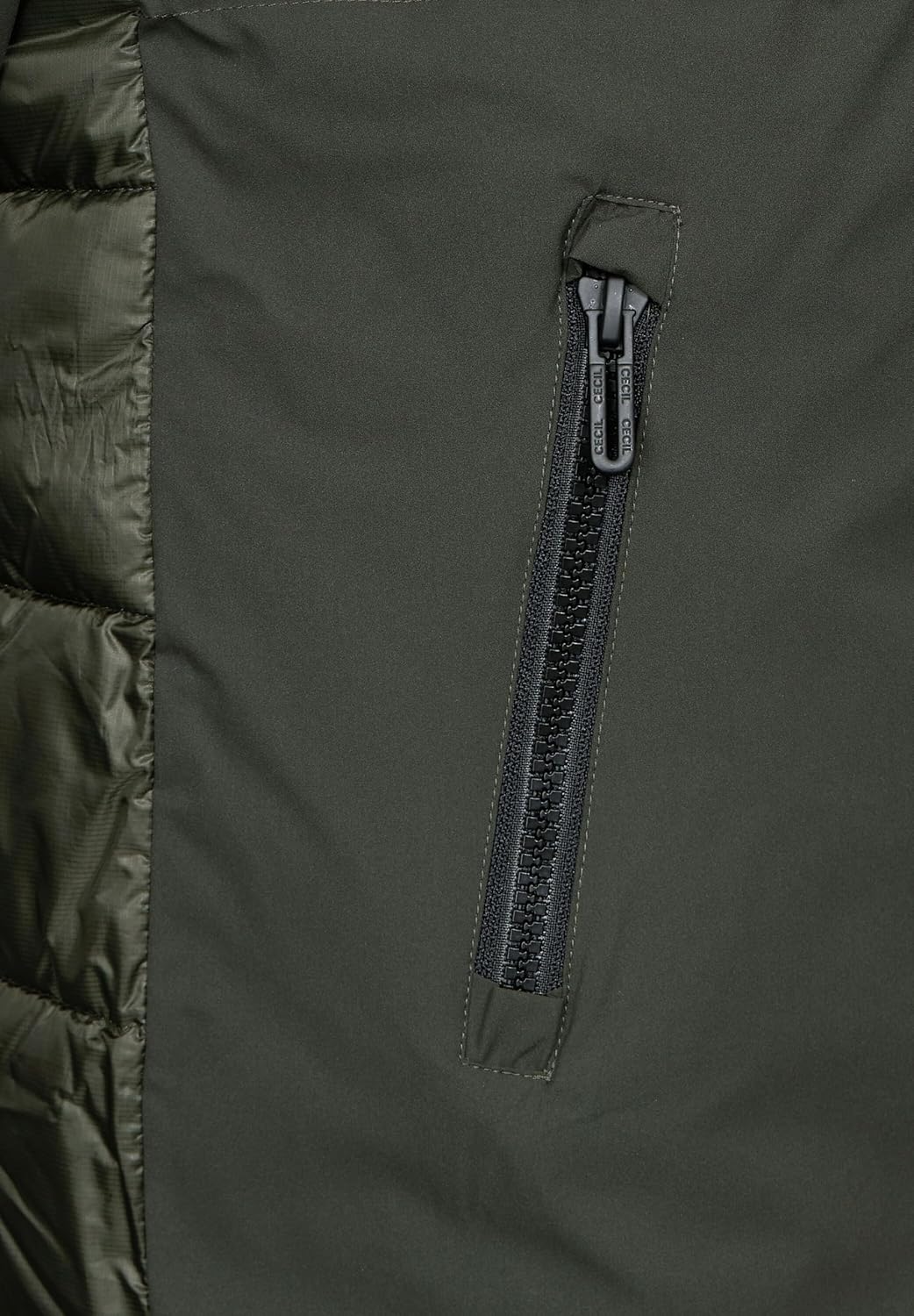 Cecil Damen Parka XS Olive Crop, XS Olive Crop