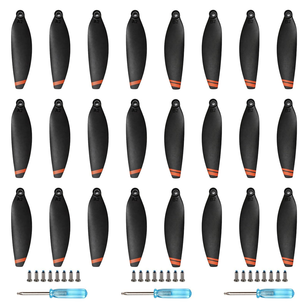 24 Pcs Propeller für DJI Mini 4K, Mini 2 SE/ 2/ SE Ersatzpropeller Set 4726FM Geräuscharm Luftschrau